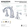 Kingston Brass KS5978FL 8" Widespread Bathroom Faucet, Brushed Nickel KS5978FL